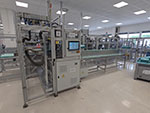 Line for automatic packing of operation mask to crepe paper