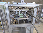 Line for automatic packing of operation mask to crepe paper